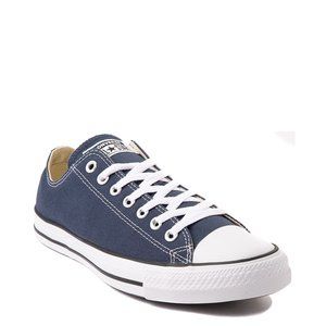 Blue Low Top Converse